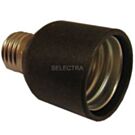 Verloopfitting zwart E27 naar E40