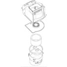 Nilfisk motorbehuizing voor 800W motor Meteor 128389354