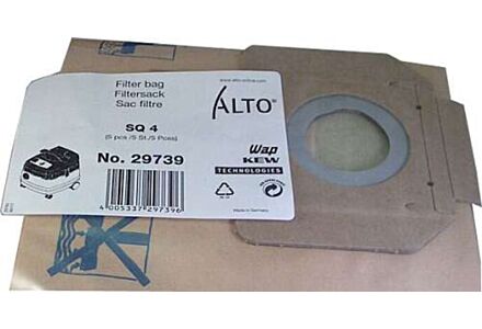 wap stofzakken sq450 29739 sq4 stofzuiger waterzuiger alto kew nilfisk 5 stuks