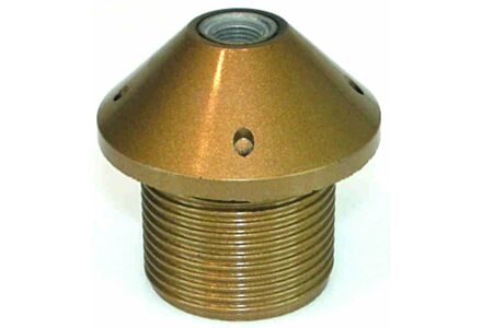 Fitting met sierkap goud