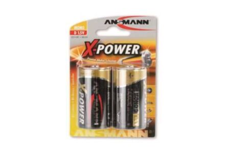 x-power batterij d ansmann 5015633 mono 2 stuks alkaline