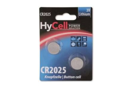 batterij rond cr2025 5020192 hycell