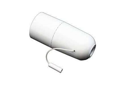 Fitting E27 Trekschakelaar glad M10x1 Wit