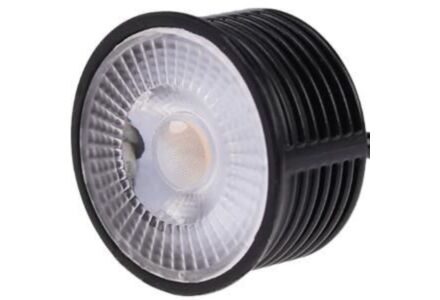 LED module inbouw 50mm zwart 5W 2700K 38gr dimbaar