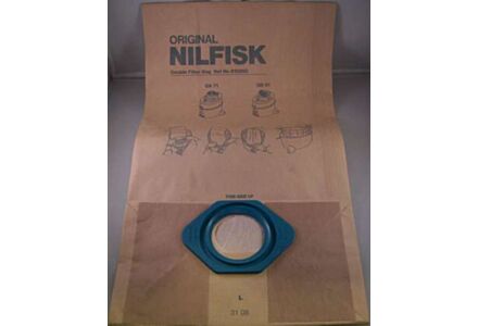 nilfisk stofzakken ga71 gs81 gm81 81585000 stofzuiger 5 stuks