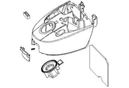 Nilfisk Deksel Stofzak Action Groen