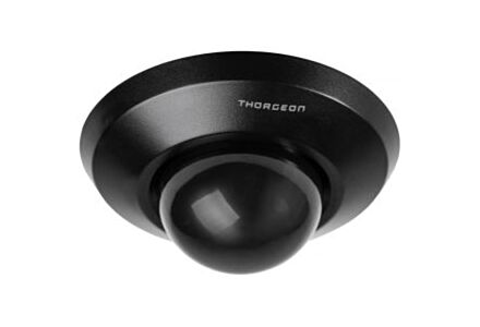 Aanwezigheidsmelder IR in/opbouw plafond 360 graden IP44 zwart