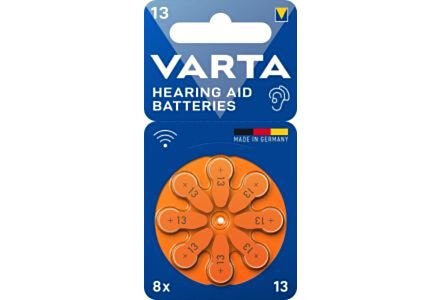 Varta Gehoor Batterij V13 Blister (8 Stuks)