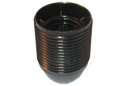 fitting E27 zwart schroefdraad M10x1 605310