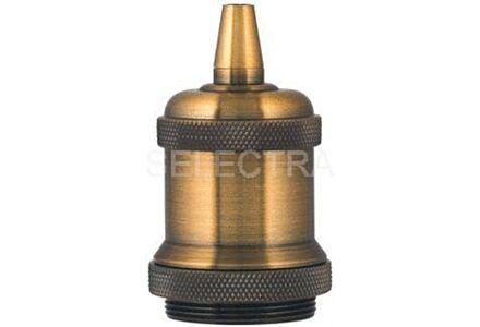 industrie fitting goud aluminium e27 retro 139691 bailey lamphouder