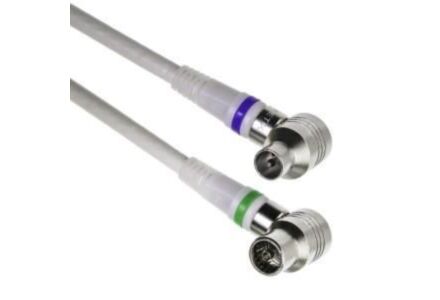 Coax aansluitkabel compleet ONVERPAKT1,5m haaks