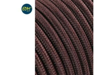EDM Omsponnen Snoer 5m Bruin - Kwaliteit & Stijl