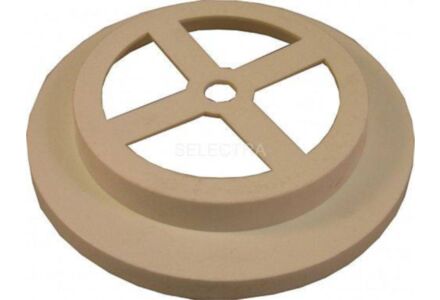 lamphouder zolderkap wit 13cm afdekking m10 gat