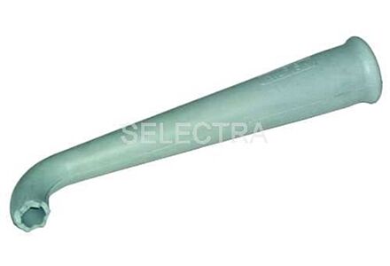 nilfisk spleetzuigmond haaks 81141101 32mm grijs stofzuiger mondstuk flexibel