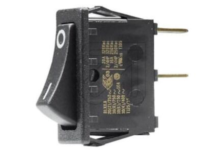 wipschakelaar 1-0 zwart 1-polig interbar 080502 verlichting inbouw 11x30mm 16a