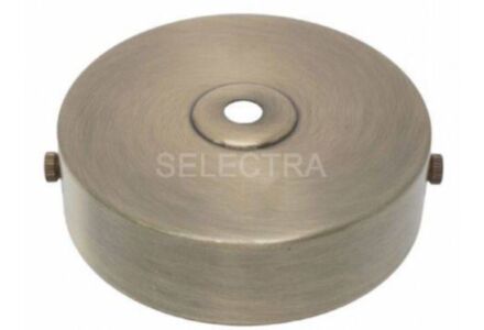 zolderkap brons metaal hanglamp 95x25mm rozet plafondkap D580A 1 lamp